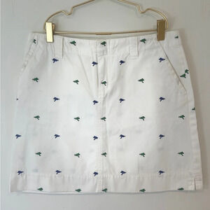 Lilly Pulitzer frog embroidered skirt size 6